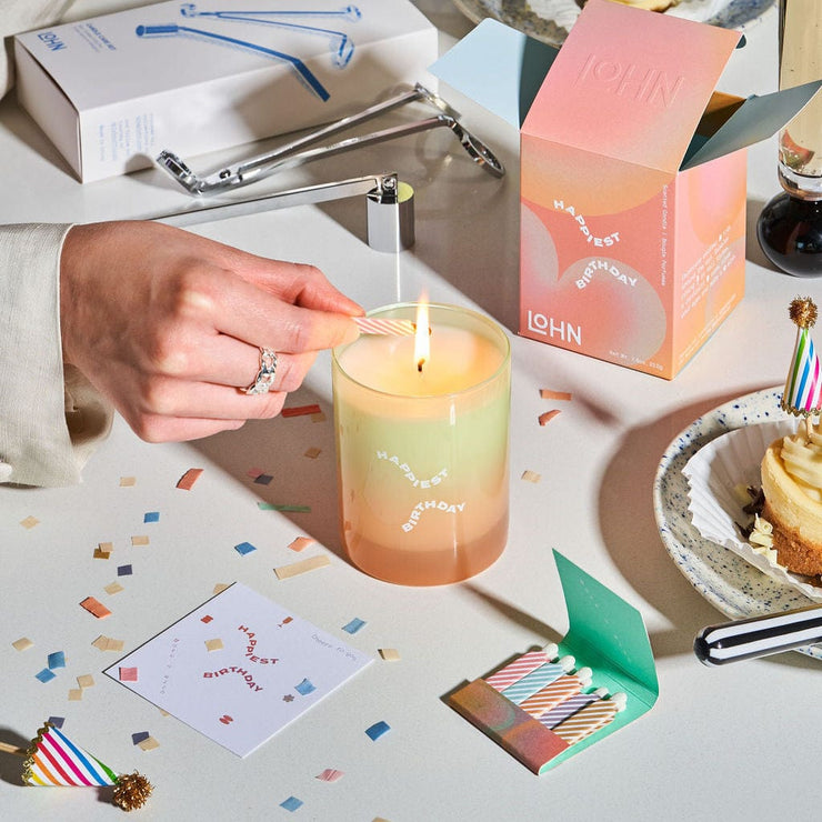 BIRTHDAY GIFT - BDay Candle & Candle Care Set